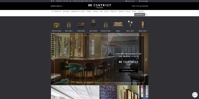 [BRABBU Contract]为卓越的酒店和合同项目创造了家具解决方案，重视质量和当代优雅与凶猛和力量的融合